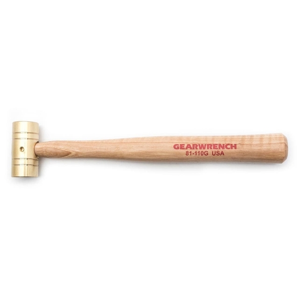 Apex Tool Group 8 Oz. Brass Hammer With Hickory Handle 81-110G